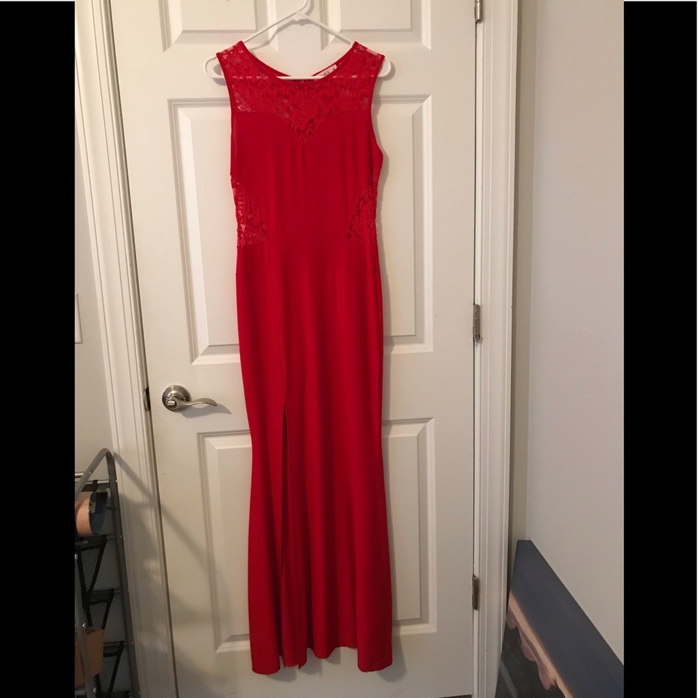 Red dress
